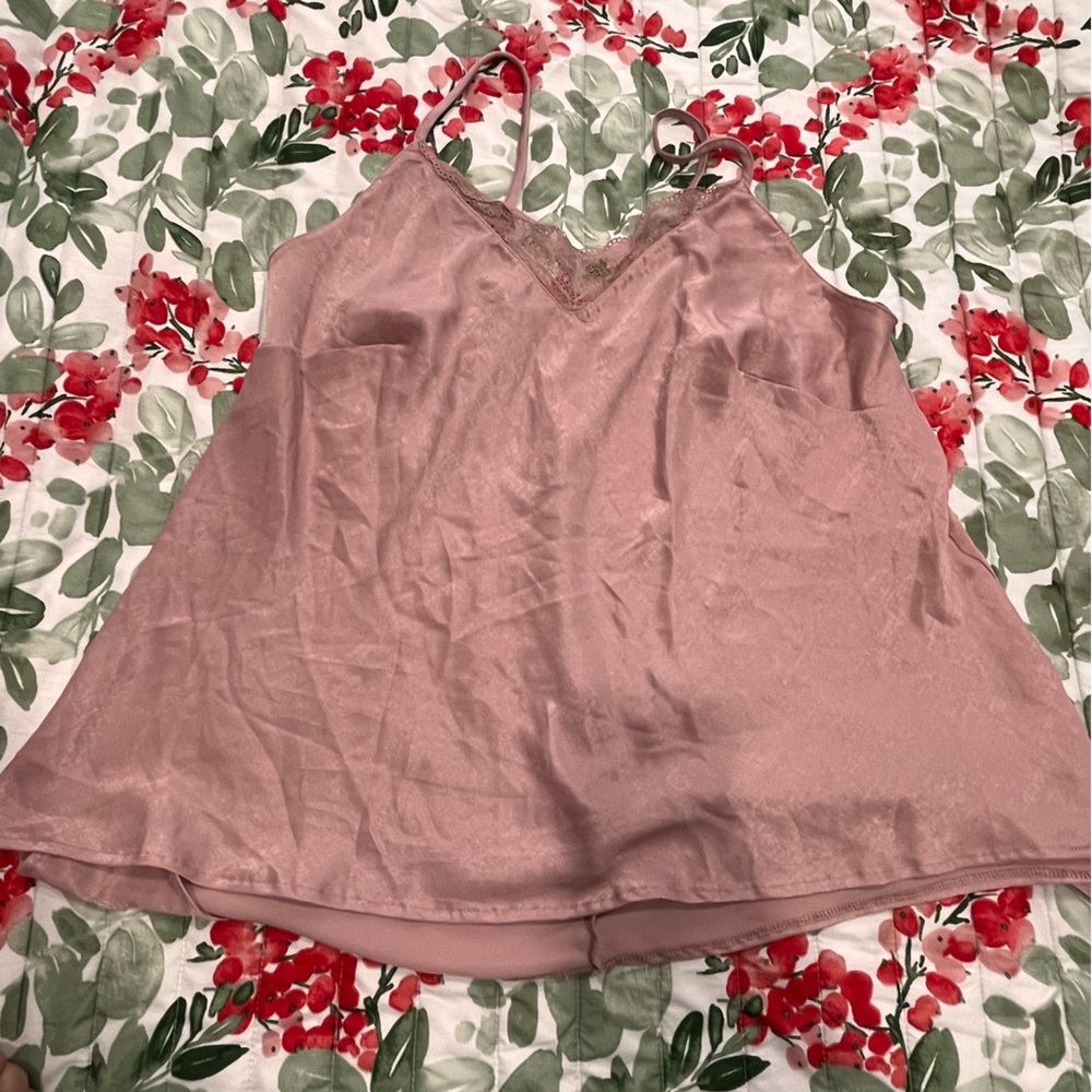 ⚪️Cacique Blush Lace Camisole 14/16
